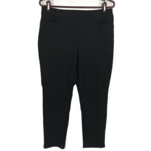 Chico's Black Slim Leg Pants Women's Size 1R Size US 8